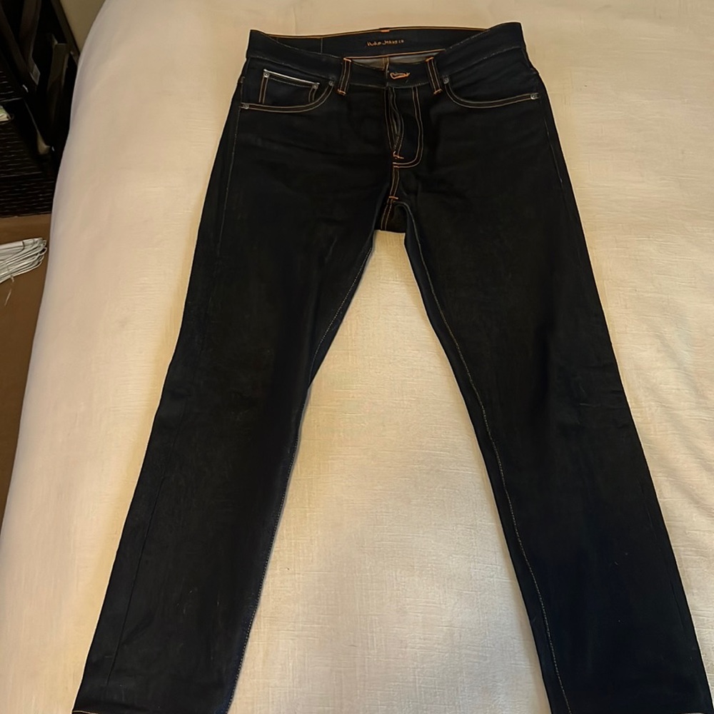 Nudie Jeans Lean Dean selvedge denim size 32x30